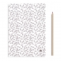 Irish feather lined notebook