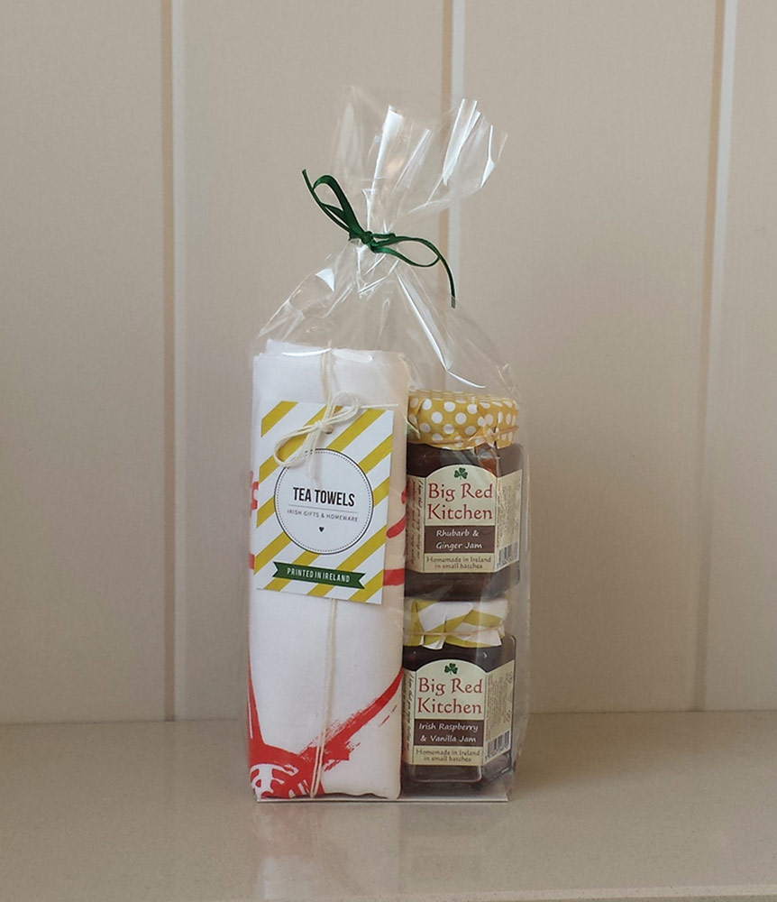 Irish Tea Towel & Jam Gift Set | Sealed with Irish love